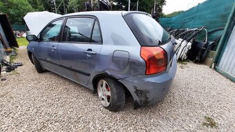 Predám náhradné diely Toyota Corolla 2002-2007 1.4 Vvti 71kw - 7