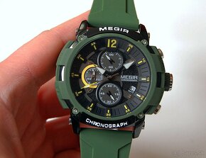 MEGIR M2208 Military Chronograph - pánske vojenské hodinky - 7