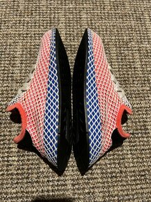 Adidas Deerupt Vel 38 červenomodré - 7