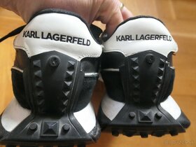 KARL LAGERFELD kozene original peckove tenisky - 7