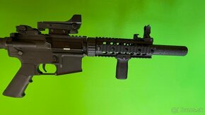 Predám Air Soft M4 SD Sportline - čierny. - 7