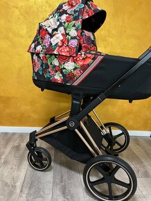 Cybex priam 4.0 Spring blossom dark a rose gold podvozok - 7