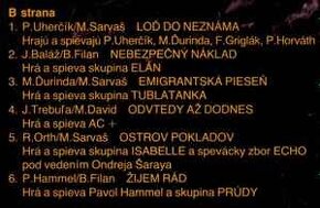 Ostrov Pokladov /1991, Promo, Kompilácia, Nepredajné vydanie - 7