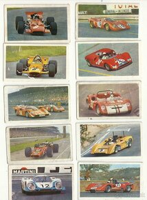 Vkladané obrázky Motosprint a Autosprint zo žuvačiek 1975 - 7