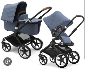 NOVÉ Bugaboo fox poťahy blue melange - 7