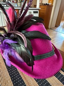 Polovnicky klobuk damsky fialovy - 7