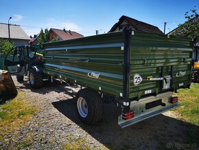 vlečka za traktor nakladač manipulator 6t fkiegl,sklápač - 7