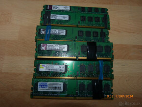 ddr1 ram a ddr2 ram za 5e kus - 7