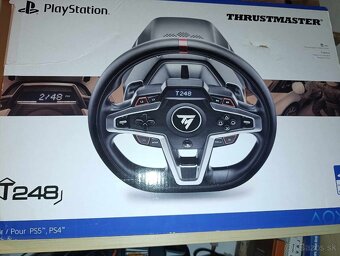 Predám volant Thrustmaster T248 s pedálmi a radiacou pákou - 7