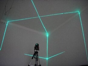 Profi zelený krížový laser DEKO samonivelačný - 7