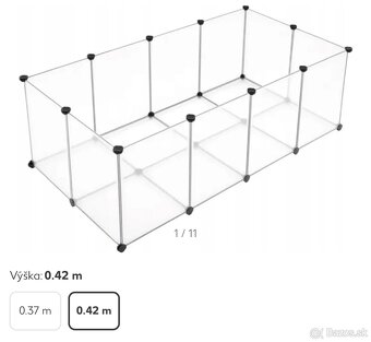 Výbeh/Volier pre malé zvieratá škrečky králiky šteniatka - 7