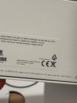 Apple Watch SE 2.Gen 44mm Midnight 99% baterka, záruka - 7