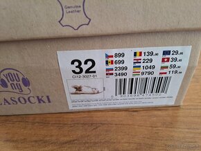 Kožené sandálky LASOCKI YOUNG veľ. 32 béžové 8 € s poštou - 7