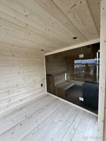 Exteriérová sauna s odpočinkovou miestnosťou - 7