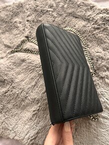 Čierna kabelka cez rameno ysl cassandre saint laurent - 7