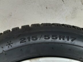 ALU DISKY 5x112r17 +zimne pneu 215/55r17 - 7