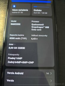 Raketovo rychle Realme GT 5G s procesorom snapdragon 888 a 1 - 7