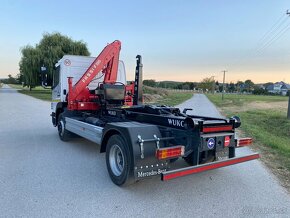 MERCEDES-BENZ ATEGO 1218 - HÁKOVÝ NOSIČ KONT. + HYDR. RUKA - 7