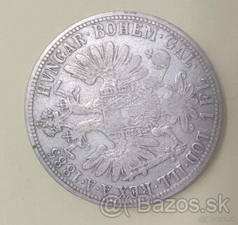 1 florin  1882 83 84 85 - 7