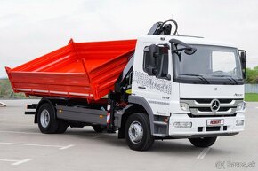 MERCEDES ATEGO 1518 - TROJSTRANNÝ SKLÁPAČ + HYDR. RUKA EU5 - 7