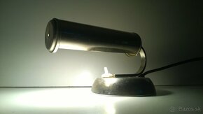 ART DECO-  stolová lampa-chrom-funkčná - 7
