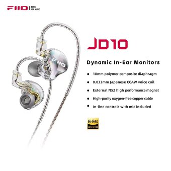 FiiO JD10 (IEM slúchadlá) - 7