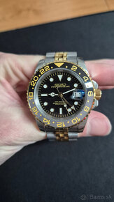 Seiko mod GMT Black Two-Tone - 7