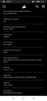 Corsair MP400 4TB , SSD M.2 2280 NVMe PCIe Gen 3.0 x4 - 7