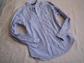 Ralph Lauren  pánska pásik košeľa  2XL - 7