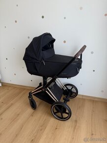 2023 CYBEX E-PRIAM podvozok ROSE GOLD Vanička športová časť - 7