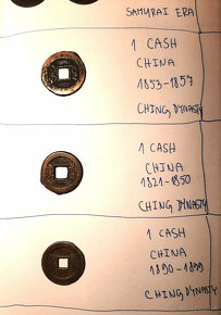 Japonské mince - samurajská éra, čínske mince dynasie ching - 7
