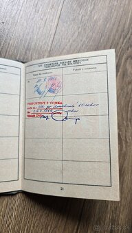 Vojenská knižka 1951 + Legitimácia - 7