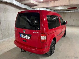 Volkswagen Caddy Life 1.9 TDi 77kW  5/2007 ťažné, 7 miest - 7