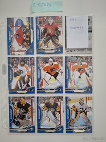 Hokejové karty - brankári COMPENDIUM BLUE - 7