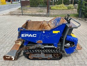 Samonakladací sklápač minidumper Epac LD800 pásový fúrik - 7