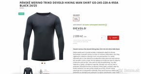 Merino tričko Devold Hiking Man Shirt - 7