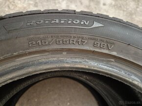 215/55 r17 zimné 2 ks FULDA dezén 8,2 mm DOT2021 - 7