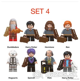 Rôzne figúrky Harry Potter (8ks) typ lego - nove - 7