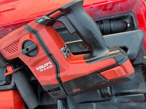 Hilti TE 6-A36 vŕtacie kladivo, 2x batéria, nabíjačka, kufor - 7