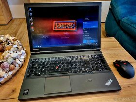 Výkonné LENOVO T540 - 15.6" - W10 - SSD - i5 - 16GB RAM - 7