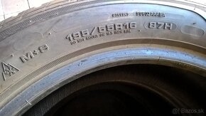 4 ks ZIMNÉ 195/55 R16 87H SAVA dezén 5 a 6 mm LEN 19,99€/kus - 7