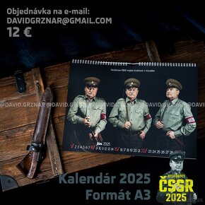 RETRO KALENDÁR 2025 Uniformy ČSSR - 7