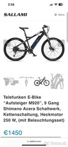 E-bike / Telefunken Aufsteiger M920 - 7