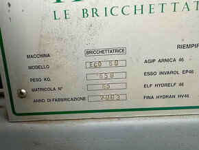 Briketovací lis PRODECO E60 ECO - záruka - servis (Brno) - 7