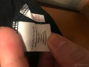 CALVIN KLEIN originál black pánske tricko L - 7