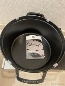 STAUB COCOTTE čierna lesklá , 28 cm, liatina/ nový - 7