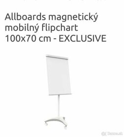 Allboards magneticky mobilny flipchart 100x70cm EXCLUSIVE - 7