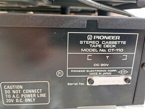 TunerAmplifier PIONEER TA-110L,deck CT-110 - 7