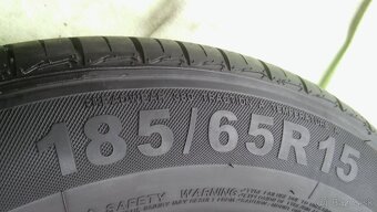 pl d 4x100 r15 Kia Rio Hyundai letné 185/65 r15 - kúpa 2024 - 7