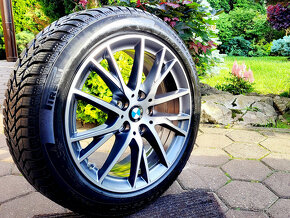 alu R17 5x112, senzory, zimné pneu 195/55, orig. BMW 1 - 7